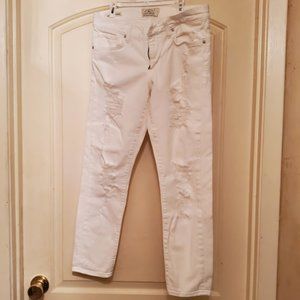 Lucky Sienna Slim Boyfriend Distressed Jeans